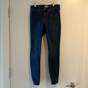 Madewell Skinny Blue Jeans
